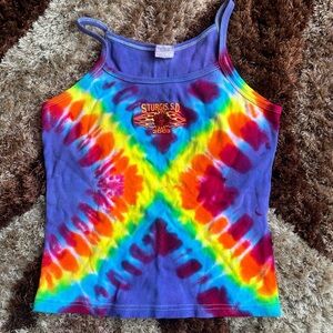 tie dye sturgis tank top